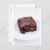 Tasty Brownie Briefkaart (Voorkant / Achterkant)