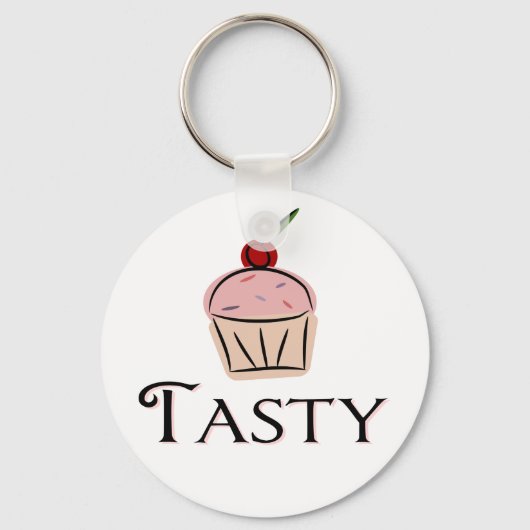Tasty Cupcake Sleutelhanger (Voorkant)