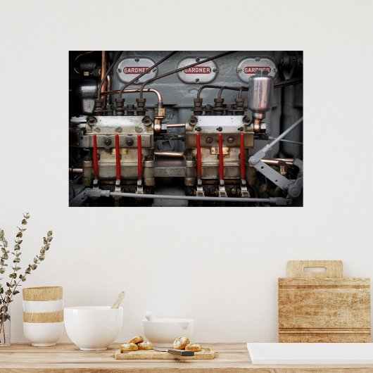 Tasty Diesel Poster (Keuken)