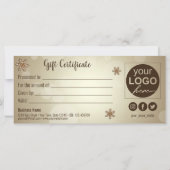 Tasty pain d'épices Christmas Tree Carte cadeau (Dos)