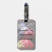 Tasty Summer Fruits on a Wooden Table Bagagelabel (Achterkant verticaal)