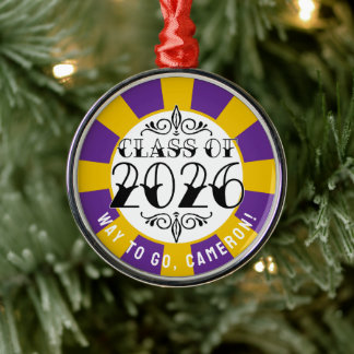 Tat Klasse van 2026 Afstuderen Metalen Ornament