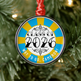 Tat Klasse van 2026 Afstuderen Metalen Ornament