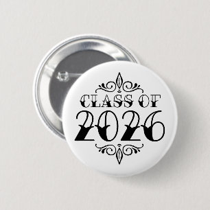Tat Klasse van 2026 Afstuderen Ronde Button 5,7 Cm