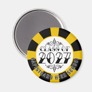 Tat-Style Grijze Klas van 2027 Afstuderen Magneet
