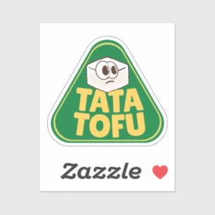 TATA TOFU SCHATTIGEE ANIME TOFU PUN STICKER
