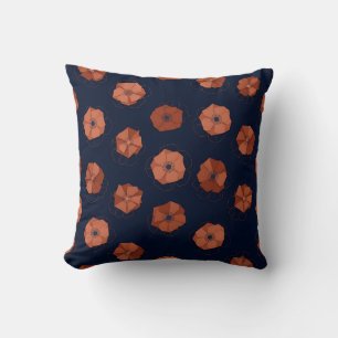 Tatami Anémone Origami Coussin Imprimé
