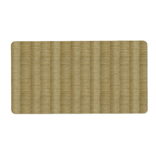 Tatami Mat 畳 2 Etiket (Voorkant)