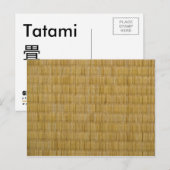 Tatami Mat 畳 Briefkaart (Voorkant / Achterkant)