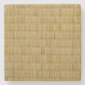 Tatami Mat 畳 Stenen Onderzetter (Voorkant)
