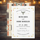 Tatanka Bison Yellowstone Western Ranch Invitation