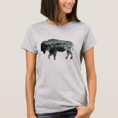 Tatanka Buffalo Bison Natuur T-shirt (Voorkant)