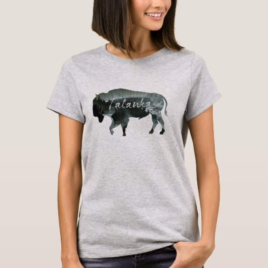 Tatanka Buffalo Bison Natuur T-shirt (Voorkant)