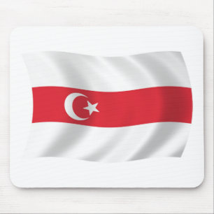 Tatars de Biélorussie Drapeau Tapis de souris