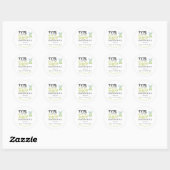 Tatas & Tequila Bruiloft Feest Fiesta Bruidsfeestj Ronde Sticker (Vel)