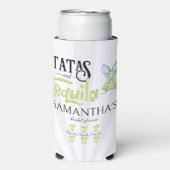 Tatas & Tequila Bruiloft Feestje Fiesta Bruidsfees (Seltzer Voorkant)