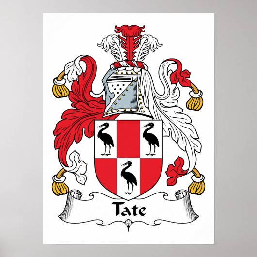 Tate Family Crest Poster (Voorkant)