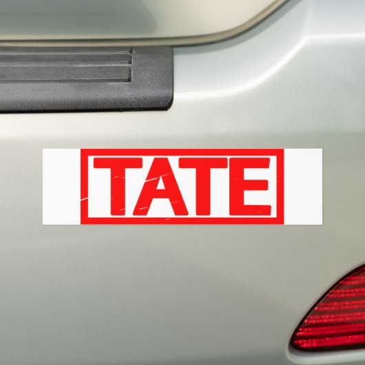 Tate Stamp Bumpersticker (Op auto)