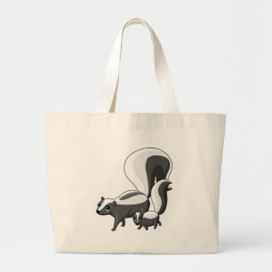 Tater en Tot de Skunks Grote Tote Bag