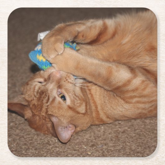 Tater Vierkante Kartonnen Onderzetter (Voorkant)