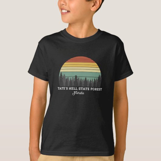 Tate's Hell State Forest Florida T-shirt (Voorkant)