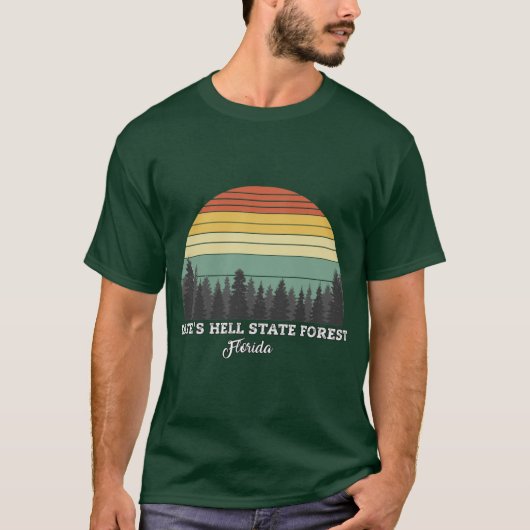 Tates Hell State Forest Florida T-shirt (Voorkant)