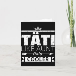Tati koeler grappige Finse tante moederdag  Kaart