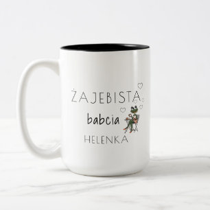 Tatie Mamie Żajebista Mug personnalisé Drôle de