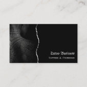 Tatoeage-atelier QR-code visitekaartje (Voorkant)