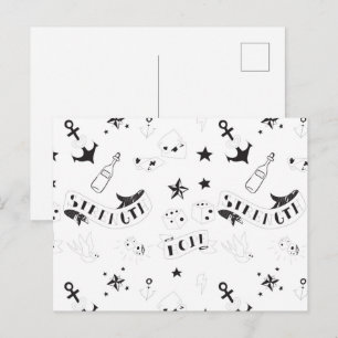 Tatoeage Flash Hope Stickers Briefkaart