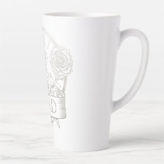 Tatoeage in vintage stijl Vader kunstwerk Latte Mok