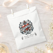 Tatoeage Sticker voor Echtelijke Liefde Hart Huwel Bedankzakje (Geknipt)