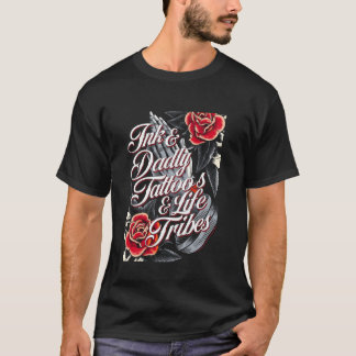 Tatoeage Tatoeage Liefhebber Inkt Kunst Vader Edit T-shirt