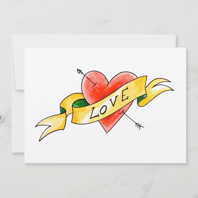 Tatoeages flat card (Voorkant)