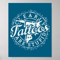 Tatoeages zijn stoer shirt Funny Tattoo Artist Ink