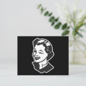 Tatoeëerde huisvrouw - Drink Briefkaart (Staand voorkant)