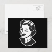 Tatoeëerde huisvrouw - Drink Briefkaart (Voorkant / Achterkant)