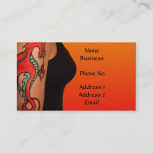 Tatoo Artist Business/Profile Card Visitekaartje