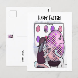 Tatoo Easter Briefkaart
