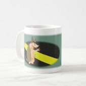 Tatou sur la tasse de bord (Devant gauche)