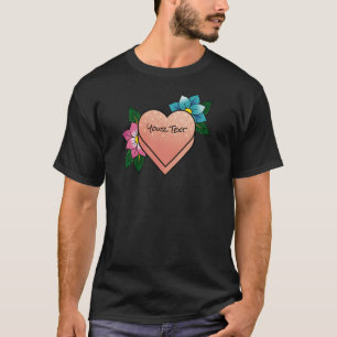 Tatouage Coeur Fleur - Créez votre propre T-shirt