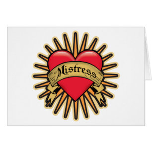 Tatouage de coeur de maîtresse