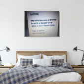 Tatouage en toile (Insitu(Chambre))