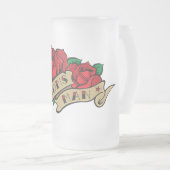 Tatouage Groomsman rose épousant la tasse de bière (Devant droit)