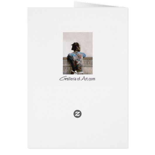 Tatouage Samurai - Carte (Dos)