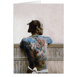 Tatouage Samurai - Carte