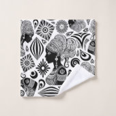 Tatouage Tribal Portrait de Fille Africaine (Gant de toilette)