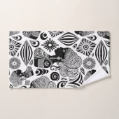 Tatouage Tribal Portrait de Fille Africaine (Serviette à main)