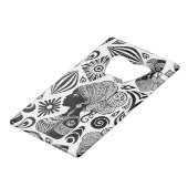 Tatouage Tribal Portrait de Fille Africaine (Dos Angle)