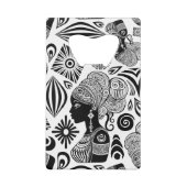 Tatouage Tribal Portrait de Fille Africaine (Dos)